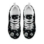 Cartoon Mummy Pattern Print White Sneakers