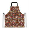 Cartoon Mushroom Pattern Print Apron