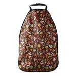 Cartoon Mushroom Pattern Print Car Seat Organizers