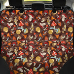 Cartoon Mushroom Pattern Print Pet Car Back Seat Cover