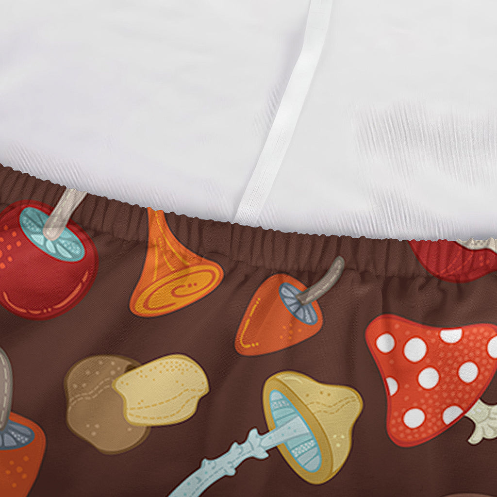 Cartoon Mushroom Pattern Print Sofa Cover