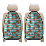 Cartoon Octopus Pattern Print Car Seat Organizers