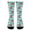 Cartoon Octopus Pattern Print Crew Socks