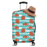 Cartoon Octopus Pattern Print Luggage Cover
