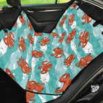 Cartoon Octopus Pattern Print Pet Car Back Seat Cover