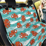 Cartoon Octopus Pattern Print Pet Car Back Seat Cover