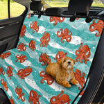 Cartoon Octopus Pattern Print Pet Car Back Seat Cover