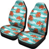 Cartoon Octopus Pattern Print Universal Fit Car Seat Covers