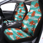 Cartoon Octopus Pattern Print Universal Fit Car Seat Covers