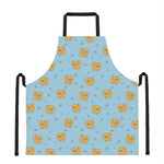 Cartoon Pomeranian Pattern Print Apron