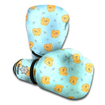 Cartoon Pomeranian Pattern Print Boxing Gloves