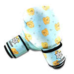 Cartoon Pomeranian Pattern Print Boxing Gloves