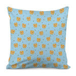 Cartoon Pomeranian Pattern Print Pillow Cover