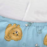 Cartoon Pomeranian Pattern Print Sofa Cover