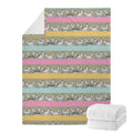 Cartoon Rabbit Pattern Print Blanket