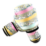 Cartoon Rabbit Pattern Print Boxing Gloves