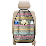 Cartoon Rabbit Pattern Print Car Seat Organizers