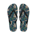 Cartoon Raccoon Pattern Print Flip Flops