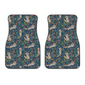 Cartoon Raccoon Pattern Print Front Car Floor Mats