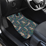 Cartoon Raccoon Pattern Print Front Car Floor Mats