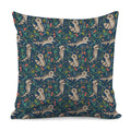 Cartoon Raccoon Pattern Print Pillow Cover
