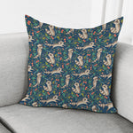 Cartoon Raccoon Pattern Print Pillow Cover