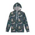 Cartoon Raccoon Pattern Print Pullover Hoodie