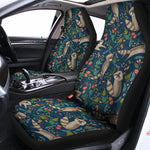 Cartoon Raccoon Pattern Print Universal Fit Car Seat Covers