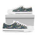 Cartoon Raccoon Pattern Print White Low Top Sneakers