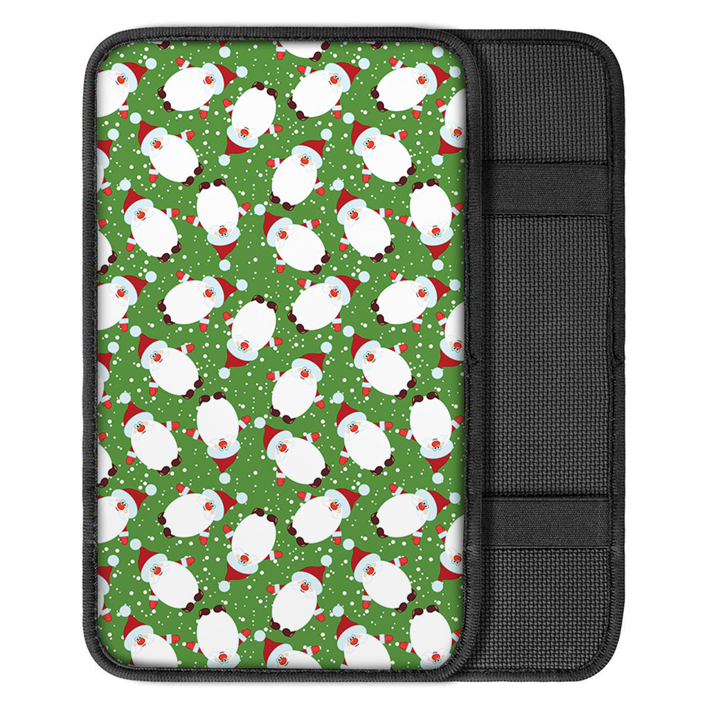 Cartoon Santa Claus Pattern Print Car Center Console Cover