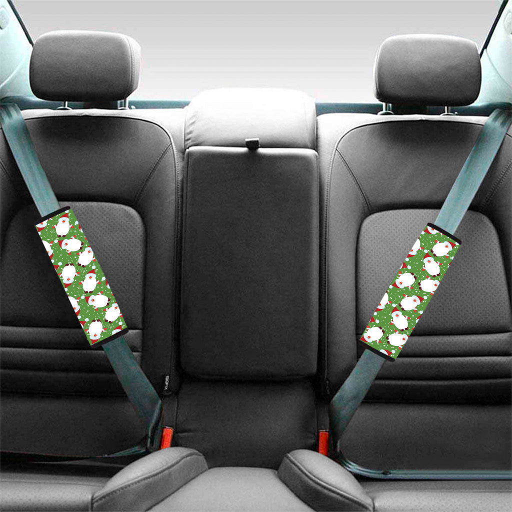Cartoon Santa Claus Pattern Print Car Seat Belt Covers