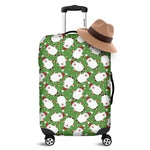 Cartoon Santa Claus Pattern Print Luggage Cover