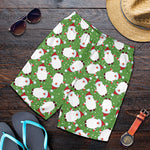 Cartoon Santa Claus Pattern Print Men's Shorts