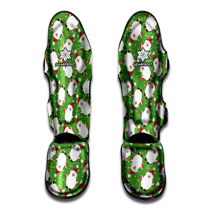 Cartoon Santa Claus Pattern Print Muay Thai Shin Guard