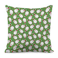 Cartoon Santa Claus Pattern Print Pillow Cover