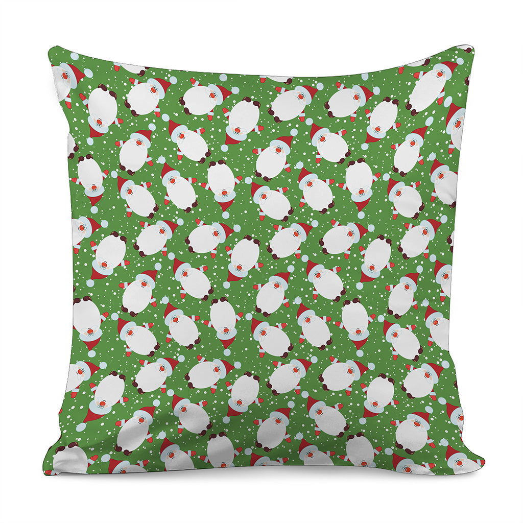 Cartoon Santa Claus Pattern Print Pillow Cover