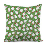 Cartoon Santa Claus Pattern Print Pillow Cover