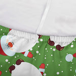 Cartoon Santa Claus Pattern Print Sofa Cover