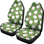 Cartoon Santa Claus Pattern Print Universal Fit Car Seat Covers