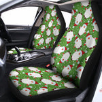 Cartoon Santa Claus Pattern Print Universal Fit Car Seat Covers