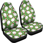 Cartoon Santa Claus Pattern Print Universal Fit Car Seat Covers