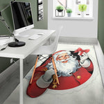 Cartoon Santa Claus Print Area Rug