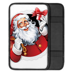 Cartoon Santa Claus Print Car Center Console Cover