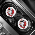 Cartoon Santa Claus Print Car Coasters