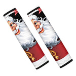 Cartoon Santa Claus Print Car Seat Belt Covers