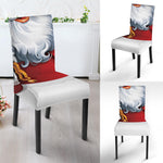 Cartoon Santa Claus Print Dining Chair Slipcover