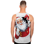 Cartoon Santa Claus Print Men's Tank Top