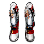 Cartoon Santa Claus Print Muay Thai Shin Guard