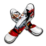 Cartoon Santa Claus Print Muay Thai Shin Guard