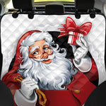 Cartoon Santa Claus Print Pet Car Back Seat Cover